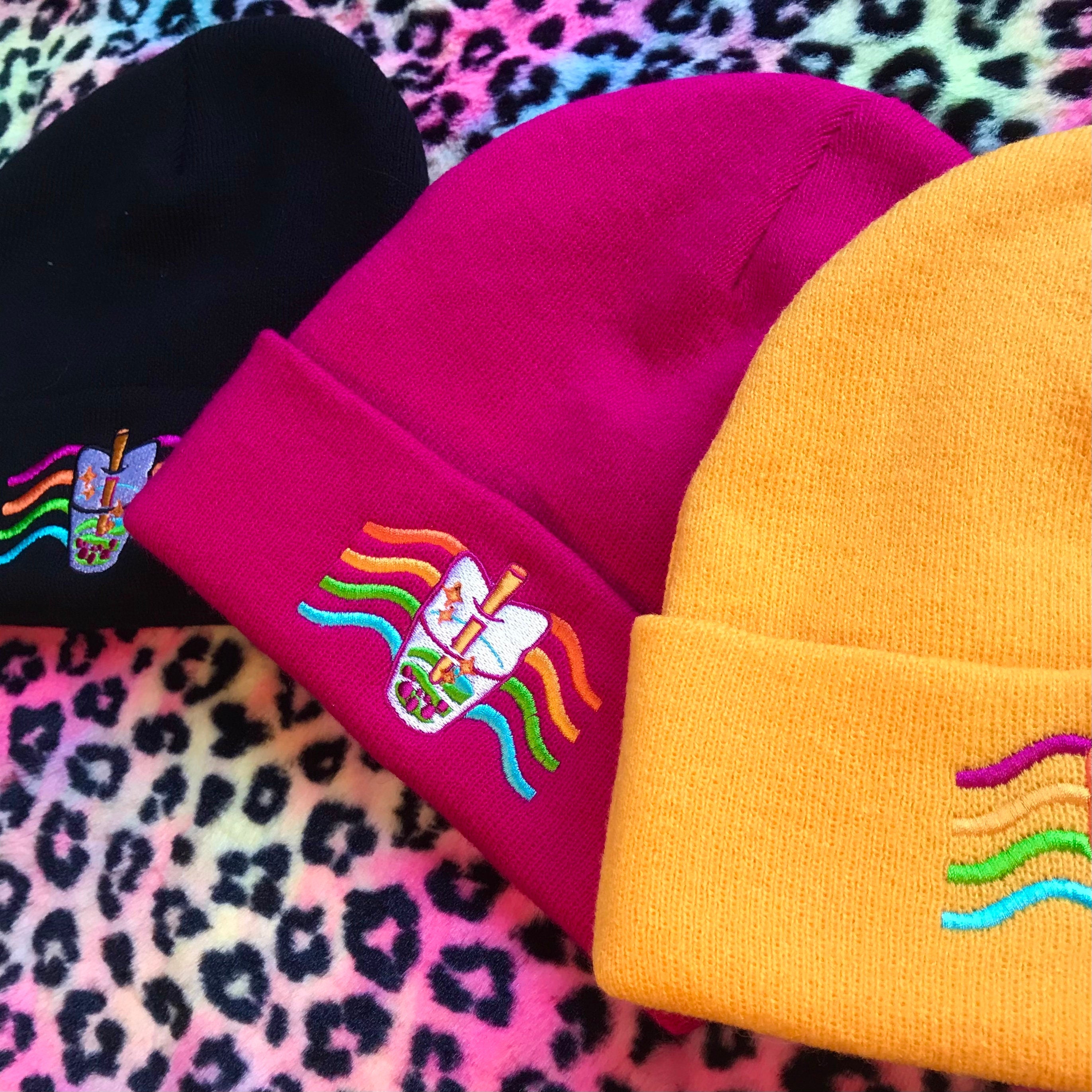 Boba Kit-tea Beanies