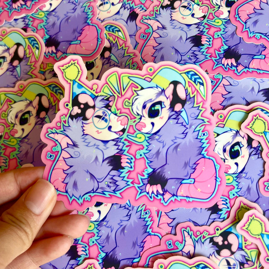 Possum Party Stickers