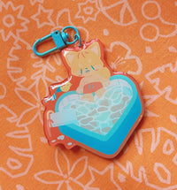 Pretty by the Pool Shiba Charms