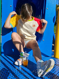 Dazed Kidcore Colorblock T-Shirt