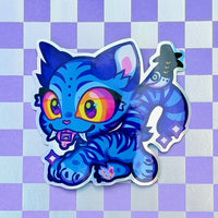 Kpop Demon Derpy Tiger Holo Sticker