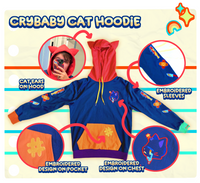 Crybaby Cat Hoodie