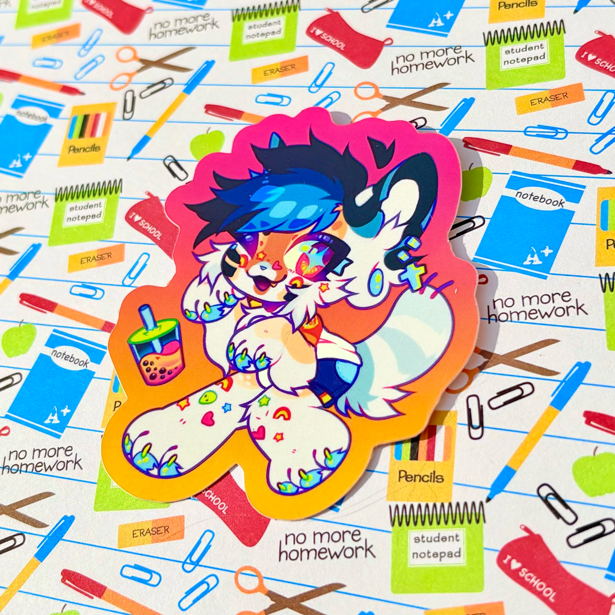 Kidcore Benji Stickers