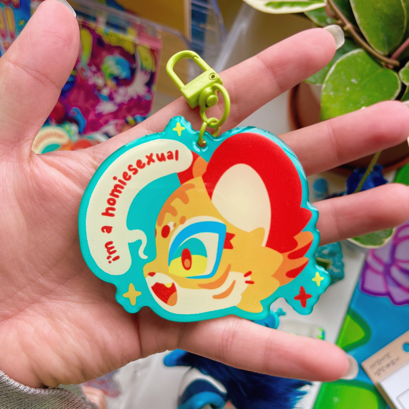 I'm a Homiesexual Tiger Charms