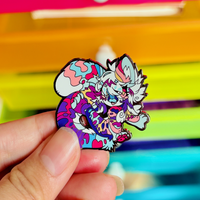 Momo Enamel Pins