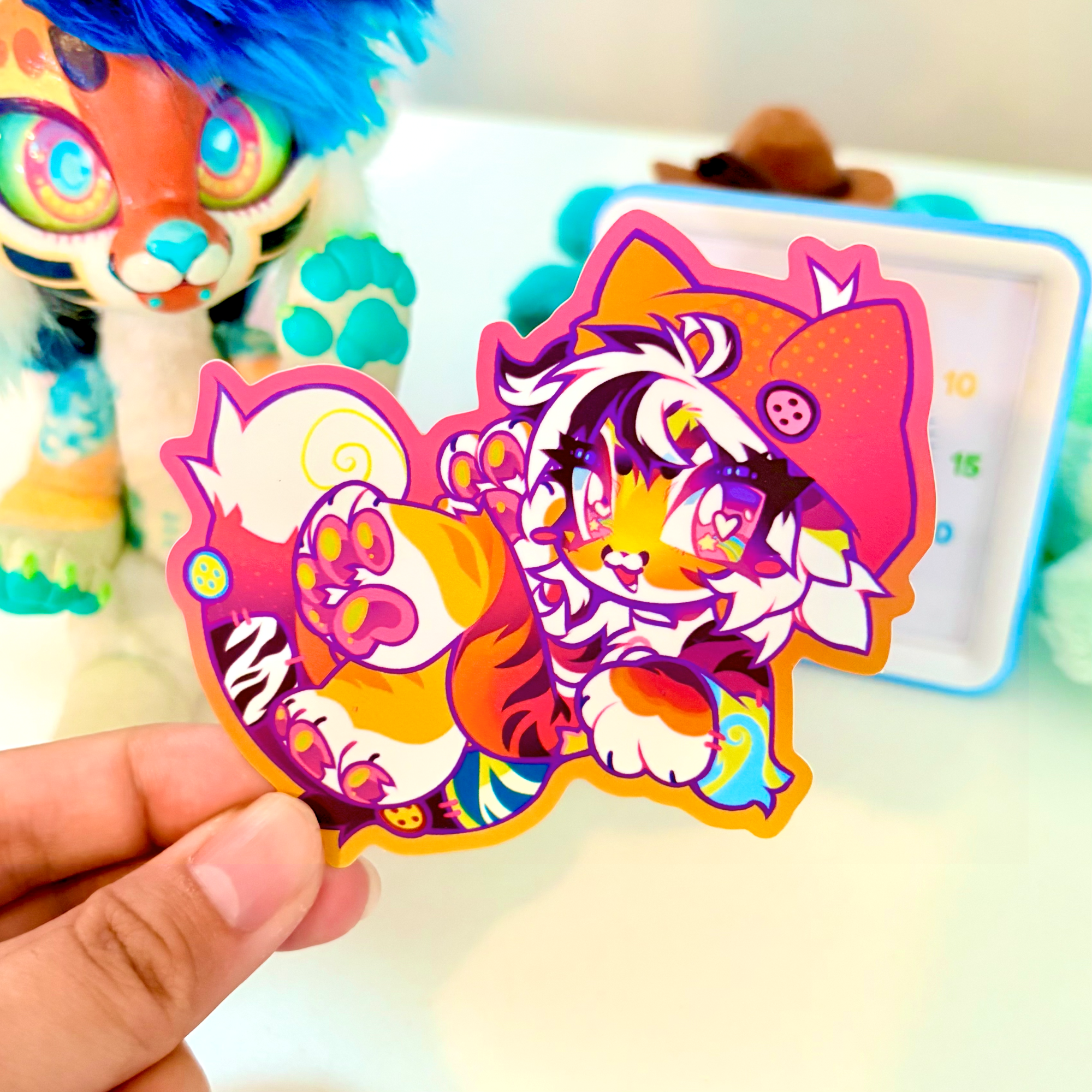 Frankie Matte/Glitter Stickers