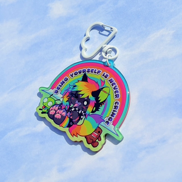 LGBTQ+ Gay/Trans Pride Scenedog Charms