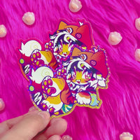 Frankie Matte/Glitter Stickers